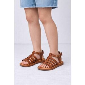 Girl's Wonder Nation Brown Gladiator Sandals Kids / Youth Size 2 - New in Box